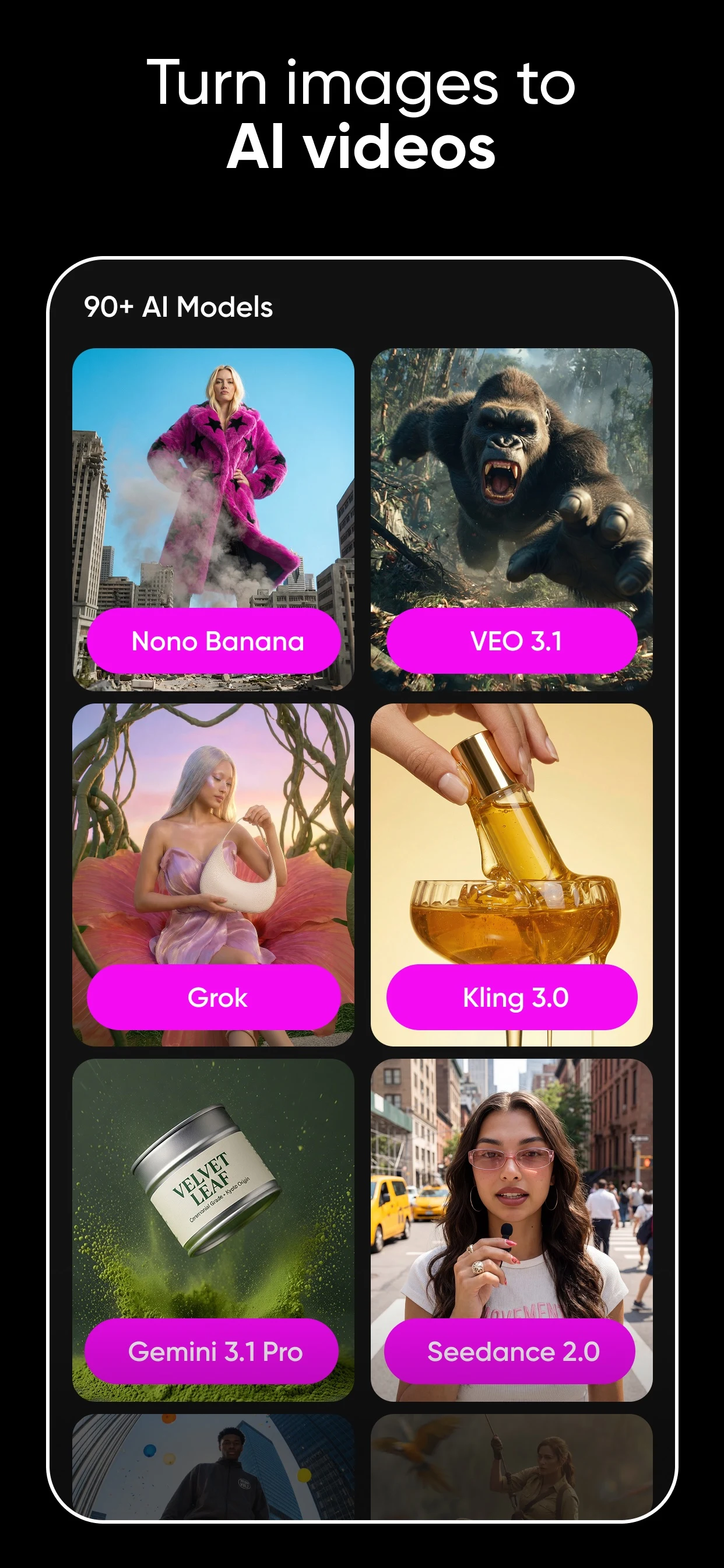 Официальная витрина Picsart: модели для изображений и видео в одном приложении